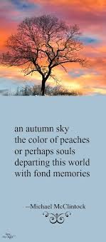Tanka Poem An Autumn Sky By Michael Mcclintock Autumn Poetry Autumn Poems Haiku Poems