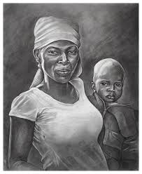 A Series Of Drawings Depicting The People And Culture Of West Africa Africa Drawing Safari Art Art