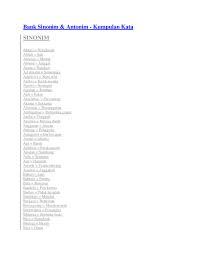 Check spelling or type a new query. Doc Bank Sinonim Ahmad Gika Academia Edu