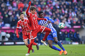 Escalação, fotos, vídeos e lances . Bayern Munchen X Hertha Bsc 1 Bundesliga 2017 2018 Campeonato Jornada 24 Photos Playmakerstats Com