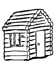 Cut out each wall, and glue it to the side of a recycled box. Free Coloring Pages Of Log Cabins All Coloring Pages Victory