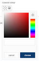 Choosing a colour and using the colour picker – Natural HR Support