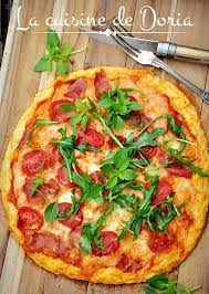 Pizza De Polenta Au Jambon De Foret Noire Et Roquette Recettes De Cuisine Cuisine Italienne Recette
