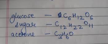 The open chain form of glucose the cyclic form of glucose What Is The Chemical Formula Of Glucose Sugar Acetone Brainly In