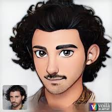 So people have been running the cast members of The Chosen through that app  where it cartoonizes your face and I got some sketching inspiration from  seeing different characters from the show