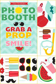 Free Printable 30th Birthday Photo Booth Props Printable Summer Photo Booth Props Photo Booth Props Free Printables Photo Booth Props Free Party Photo Booth