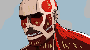 Maybe you would like to learn more about one of these? Editing Attack On Titan Colossal Titan Free Online Pixel Art Drawing Tool Pixilart