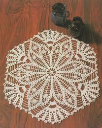Doily Crochet Pattern Pdf With Chart Doily Mat Placemat