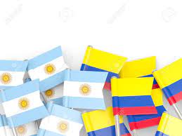 Currently, colombia rank 7th, while argentina hold 2nd position. Flags Of Argentina And Colombia Isolated On White 3d Illustration Stock Photo Picture And Royalty Free Image Image 60592072