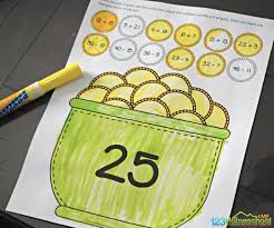 Maybe you would like to learn more about one of these? Pot Of Gold St Patrick S Day Math Craft Printables For 1st And 2nd Grade