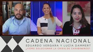 La gente debería poder revocar el mandato de parlamentarios y del presidente. Video La Crisis De Carabineros Eduardo Vergara Y Lucia Dammert En Cadenanacional Via X