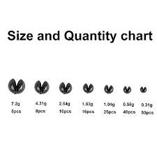 split shot size guide