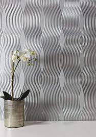 How to apply step 1: Arthouse Luxury Wave Foil Metallic Shimmer Vintage Textured Wallpaper Silver Amazon De Baumarkt
