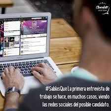 No Olvides Este Dato Tan Importante Si Estas Buscando Trabajo Recuerda Mantener Tus Redes Sociales Al Dia Y Presentabl Redes Sociales Busco Trabajo Socialismo
