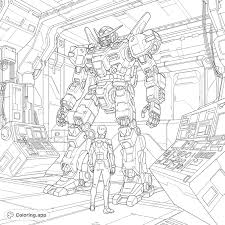 Giant Robot Coloring Pages - Coloring.app