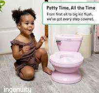 Ingenuity™ Replacement Potty Liners – 30 Count, Disposable, Leak-Resistant, Tie-Top Bags