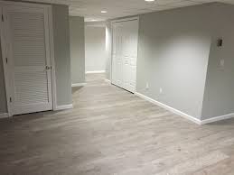 Kronoswiss Ecru Pairs Great With The Light Green Walls In This Customer Basement Basement Flooring Remodel Basement Flooring Luxury Vinyl Flooring Flooring