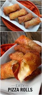 Homemade Pizza Rolls Simple Delicious Appetizer That Is Perfect For Game Day Or Parties Nourriture Delicieuse Idee Recette Recettes D Amuse Gueules