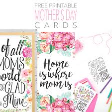Send mother's day ecards with beautiful pictures, inspiring scripture and encouraging words to show your mom just how much you love her and to say happy mother's day! Free Printable Mother S Day Cards The Cottage Market
