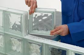 Monter Une Cloison En Briques De Verre Blocs De Verre Douche Carreaux De Verre Brique En Verre