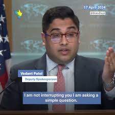 US spokesperson Vedant Patel won't answer question over whether Geneva  Conventions apply to Gaza