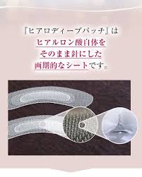 ヒアルロン酸自体を針にした画期的なシート 美容 ヘルスフィットネス ヒアルロン酸