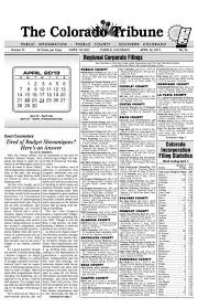 Maybe you would like to learn more about one of these? Public Notice The Colorado Tribune