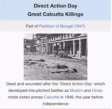 74 years, 9 months and 30 days leap year: Maaria à¤® à¤° à¤¯ Ù…Ø§Ø±ÛŒÛ No Twitter Partition Of Bengal Direct Action Day 16 August 1946 Also Known As The Great Calcutta Killings Was A Day Of Widespread Communal Rioting Between Muslims And Hindus In