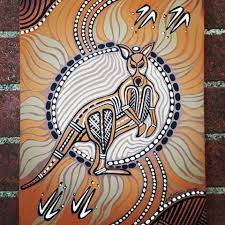 Painted Today Red Kangaroo Aboriginalartist Aboriginalart Aboriginal Indigenousart Indigen Aboriginal Art Australian Aboriginal Art Aboriginal Painting