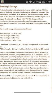 Benadryl) for infants 6 months or older only** benadryl is an antihistamine, so it can be used for allergic reactions and allergies. Dosage Of Benadryl For Dogs Twinkie Gets 1 5ml Of Children S Liquid Benadryl Benadryl For Dogs Dosage Dog Treatment Pet Meds