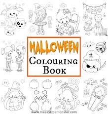 These alphabet coloring sheets will help little ones identify uppercase and lowercase versions of each letter. Halloween Colouring Pages For Kids Messy Little Monster