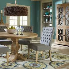 San Rafael Glass Cabinet Round Dining Table Round Dining Room Sets Round Dining Room