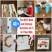 The Best Math And Literacy Learning Activities For Preschoolers Frugal Fun For Boys And Girls Preschool Activities Literacy Activities Learning Activities