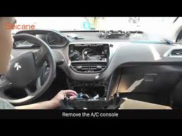 How To Remove And Upgrade Your Peugeot 2008 Radio Gps Navi Bluetooth Car Stereo Installation Guide Youtube