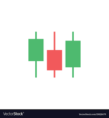 Logo Candlestick Trading Chart Analyzing In Forex
