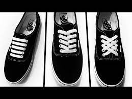 How to lace vans shoes. How To Diamond Lace Shoes Youtube Ways To Lace Shoes Shoe Lacing Techniques Shoe Lace Patterns