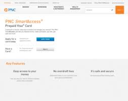 You will need to fill out a form to order a new card. Pnc Bank Pnc Smartaccess Prepaid Visa Card Pnc Bank