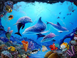 Animal Dolphin Fish Sea Seawater Blue Digital Art Wallpaper Animals Wallpaper Better Check out our digital wallpaper selection for the very best in unique or custom, handmade pieces from our digital shops. animal dolphin fish sea seawater