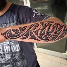 110 Awesome Forearm Tattoos Cuded Tattoo Font For Men Cool Forearm Tattoos Tattoos