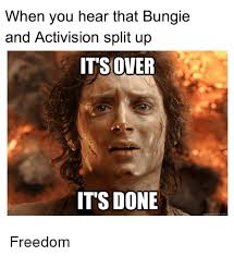 Image result for bungie activision split