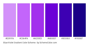 Blue Violet Gradient Color Scheme Gradient Color Design Blue Color Schemes Gradient Color