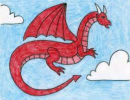 How to draw fire for kids. How To Draw All Kinds Of Dragons Art Projects For Kids