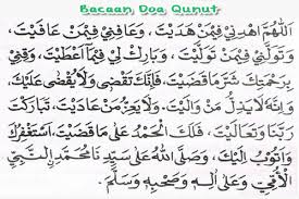 Bacaan Doa Qunut Dalam Sholat Subuh Sesuai Sunnah Rosul