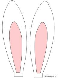 Easter Rabbit Ears Coloring Page Easter Bunny Crafts Easter Bunny Ears Easter Bunny Template