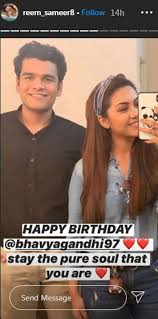 Bhavya gandhi is an indian actor, model, are looking bhavya gandhi net worth, height, family, age, weight, biography & wiki? Bhavya Gandhi Aka Tappu Of Taarak Mehta Ka Ooltah Chashmah Gets A Sweet Wish From Reem Shaikh Of Tujhse Hai Raabta Bollywood News Bollywood Hungama