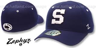 Penn State Dh Fitted Hat By Zephyr Navy