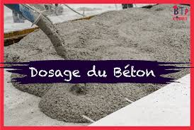 Dosage Du Beton Cours Btp