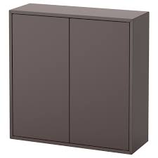 Eket Cabinet With 2 Doors And 2 Shelves Dark Gray Ikea Ikea Schrank Ikea Schrank