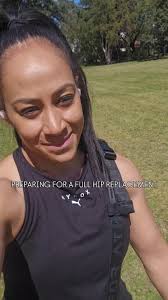 Prepping now so my future hip replacement gets a standing ovation  🤪🚶‍♀️👏🎉 , Vitamin D🌞, strength work💪🏼, and a hip replacement