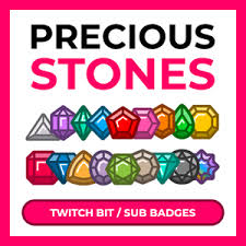 Twitch Bits To Usd Precious Stones Bit Subscriber Badges In 2020 Badge Twitch Bits Precious Stones